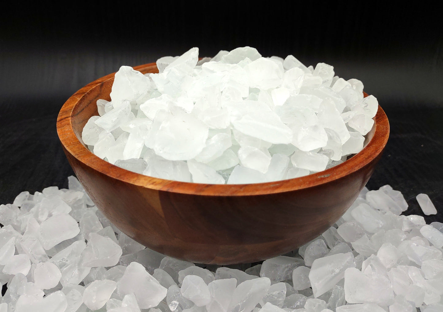 Beach Sea Glass Rough Frosty White Medium Tumbled (approx. 10 pounds 0.5-1+ inches) Man made tumbled sea glass fragments!