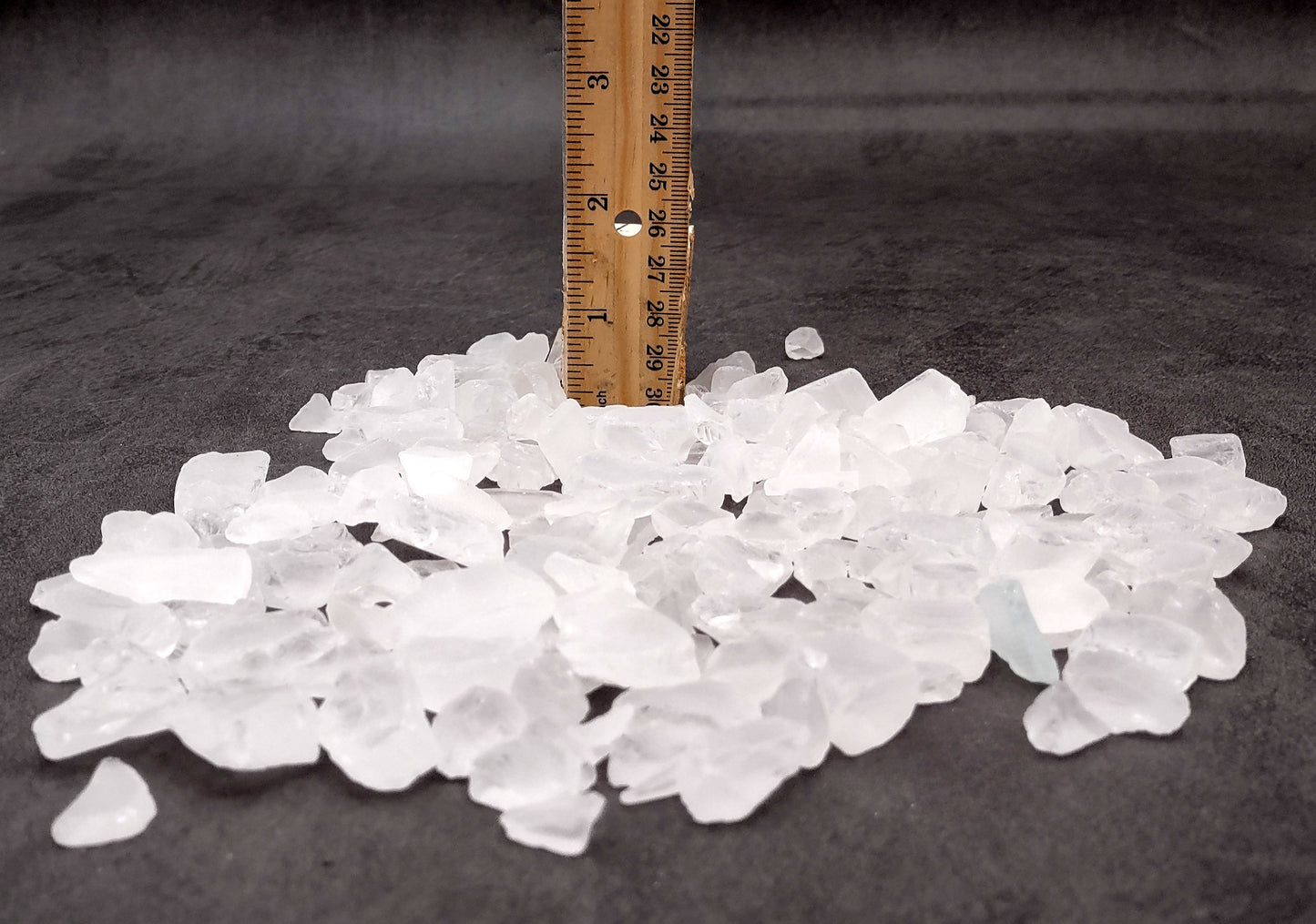 Beach Sea Glass Rough Frosty White Small Tumbled (approx. 1 kilogram 0.25- 0.75+ inch) Man made tumbled frosted sea glass!