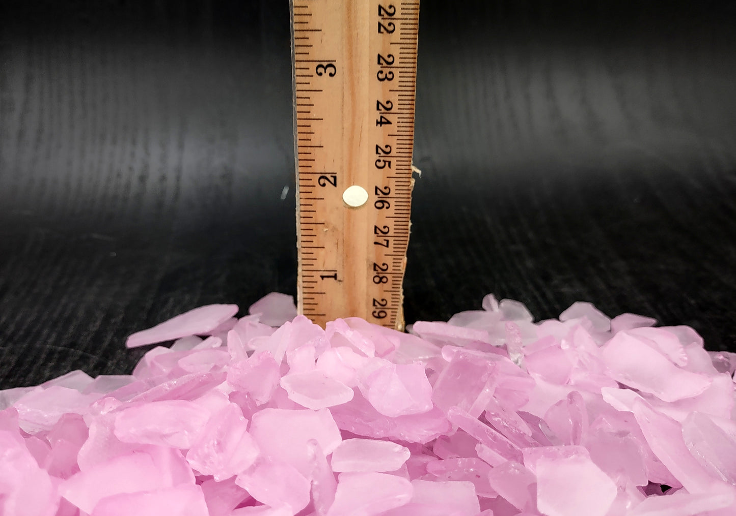 Beach Sea Glass Rough Light Pink Medium Tumbled (approx. 1 kilogram 0.5-1+ inches) Man made tumbled sea glass fragments. Copyright 2024 seashellsupply.com